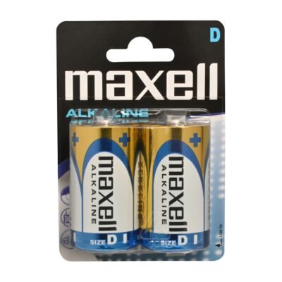 MAXELL Αλκαλικές Μπαταρίες LR20 D BL2 (01.001.0171)