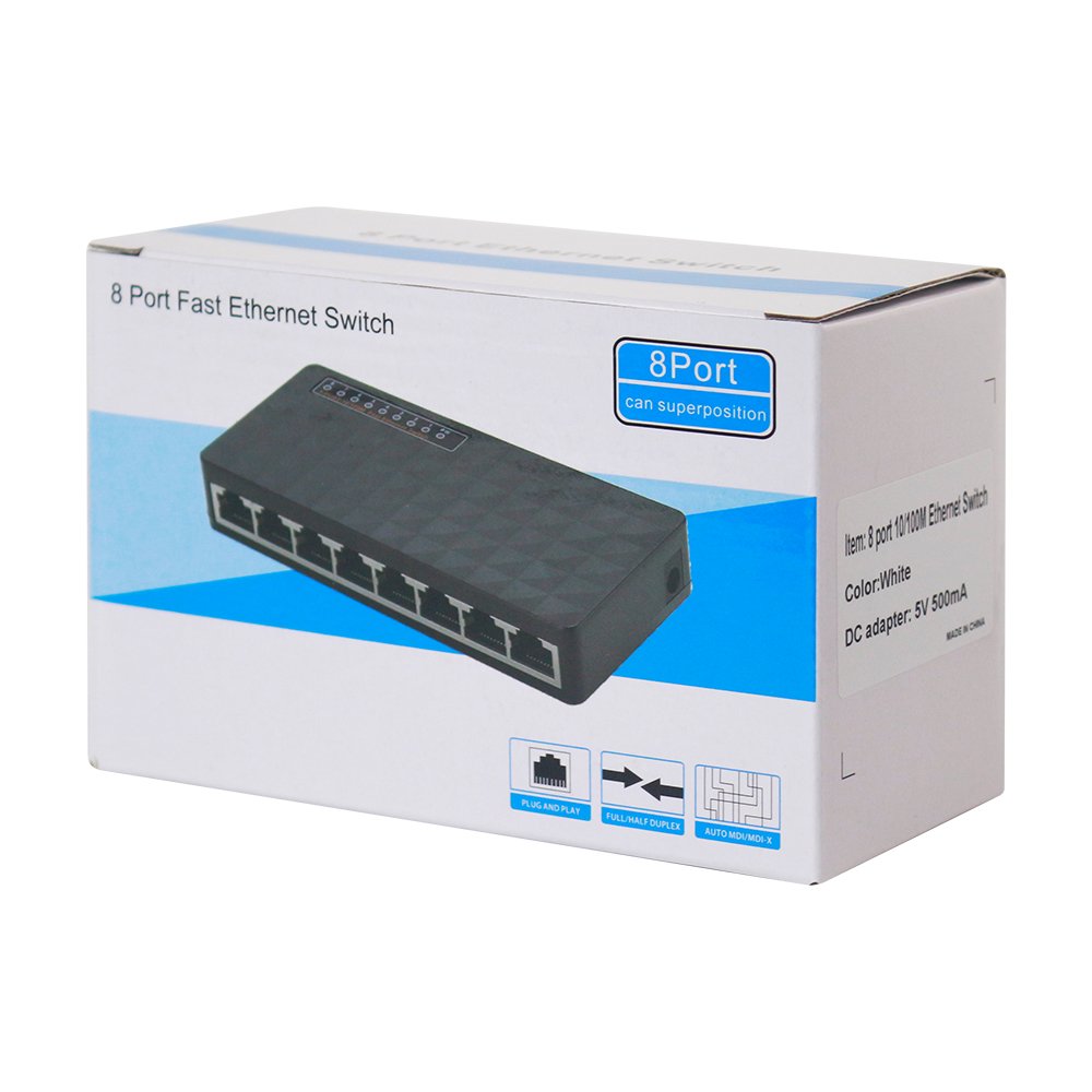 EDUP EP-SG7811 Switch Δικτύου με 8 Θύρες 10/100M RJ45 (30.004.0007) - Image 8