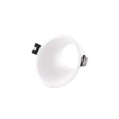 ΣΠΟΤ ΧΩΝΕΥΤΟ ΣΤΑΘΕΡΟ ΠΛΑΣΤΙΚΟ ΣΚΟΤΕΙΝΗΣ ΟΠΤΙΚΗΣ GU10 ΔΙΑΓΩΝΙΟ Φ93 ΛΕΥΚΟ (147-52723)