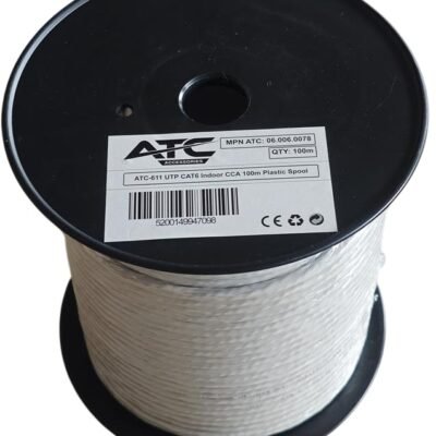 ATC-611 Στροφείο UTP CAT6 Εσωτερικού Χώρου CCA 100m (06.006.0078)
