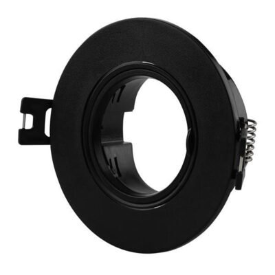 ΣΠΟΤ ΧΩΝΕΥΤΟ KINHTO ΠΛΑΣΤΙΚΟ GU10 Φ90 ΜΑΥΡΟ (147-52707)