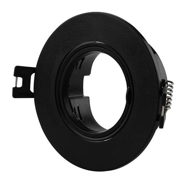 ΣΠΟΤ ΧΩΝΕΥΤΟ KINHTO ΠΛΑΣΤΙΚΟ GU10 Φ90 ΜΑΥΡΟ (147-52707)