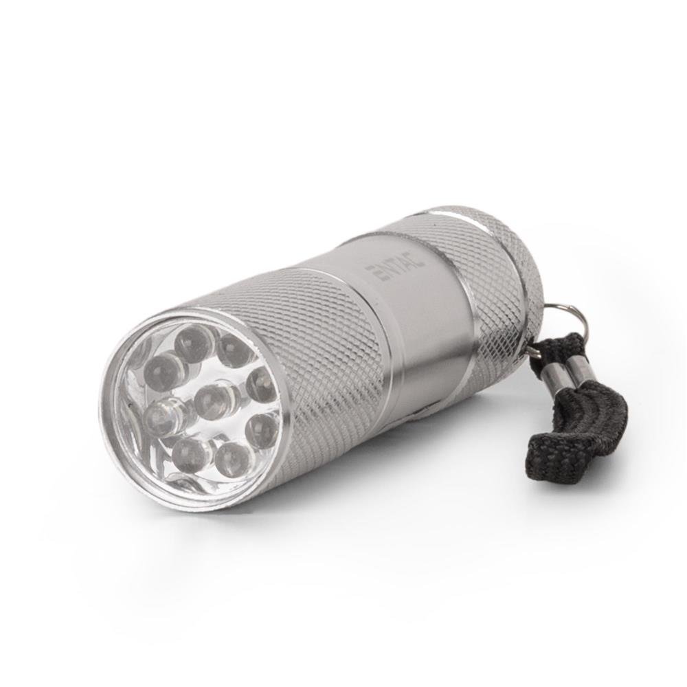 Entac Φακός Χειρός 1W 9LED ALU Ασημί (15.007.0292) - Image 2