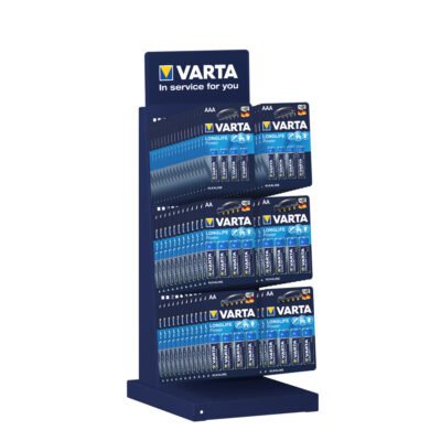 VARTA Μεταλλικό Stand Display με 6 Θέσεις 9026 100 008 Άδειο (00.000.0101)