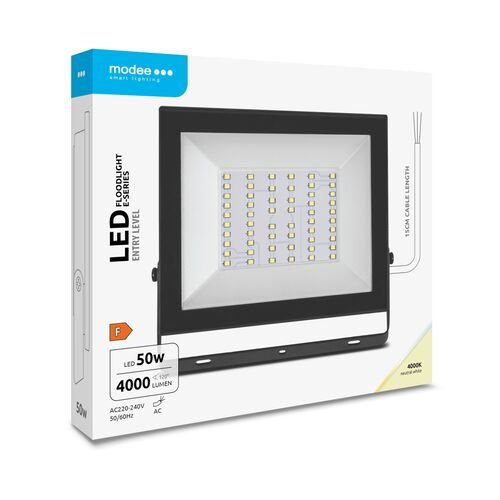 Modee Lighting LED Προβολέας E-series Slim 50W 120° 4000K 4000 lm ERP (40.001.0052)