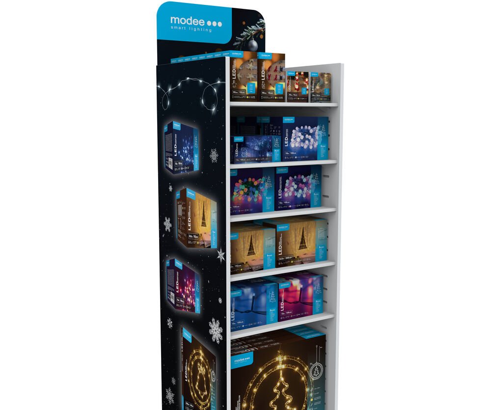 MODEE Stand Προβολής για Χριστουγεννιάτικα Φωτάκια LED (140x39x39cm) Άδειο (00.000.0100) - Image 2