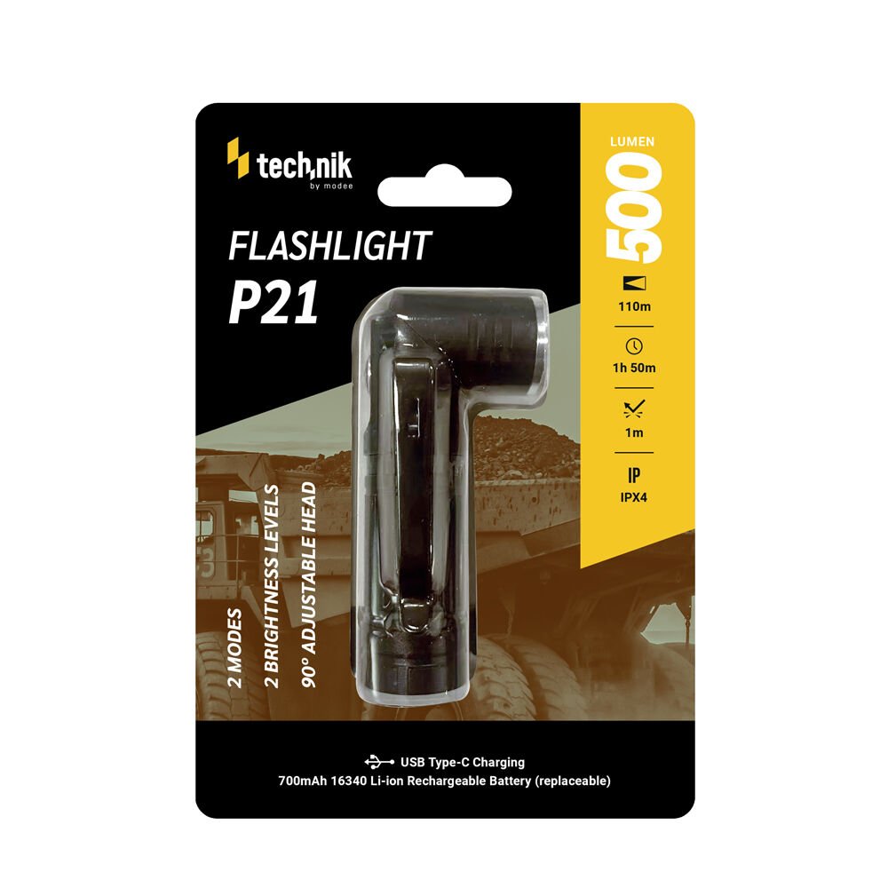 Technik P21 Φακός 700mAh OSRAM P8 LED 500lm (01.011.0053)