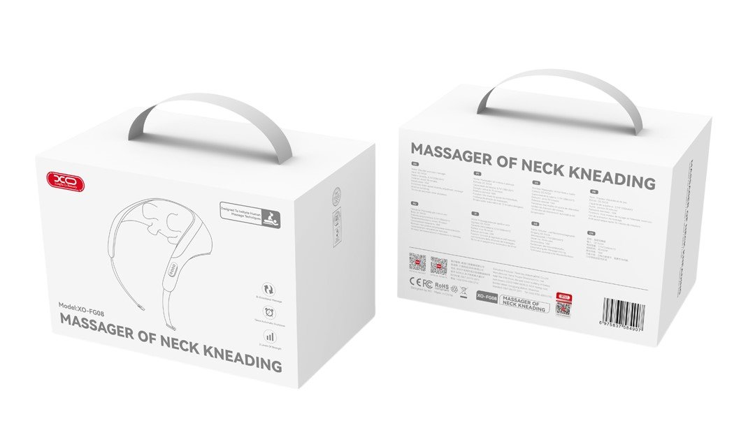 XO FG08 Μικρή Συσκευή Μασάζ για τον Αυχένα & Ώμους 1200mAh (16.012.0042) - Image 2