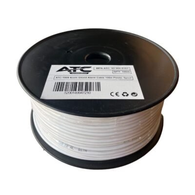 ATC-1004 Στροφείο Καλώδιο Συναγερμού 4×0.22 με Θωράκιση 100m (02.008.0161)