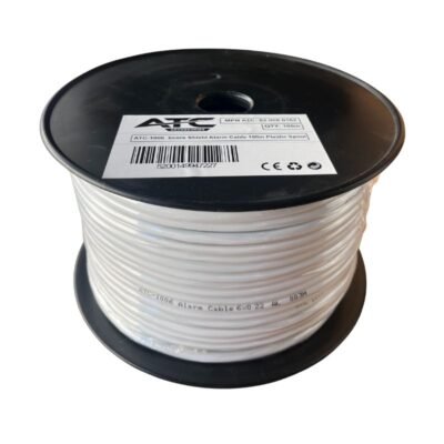 ATC-1006 Στροφείο Καλώδιο Συναγερμού 6×0.22 με Θωράκιση 100m (02.008.0162)