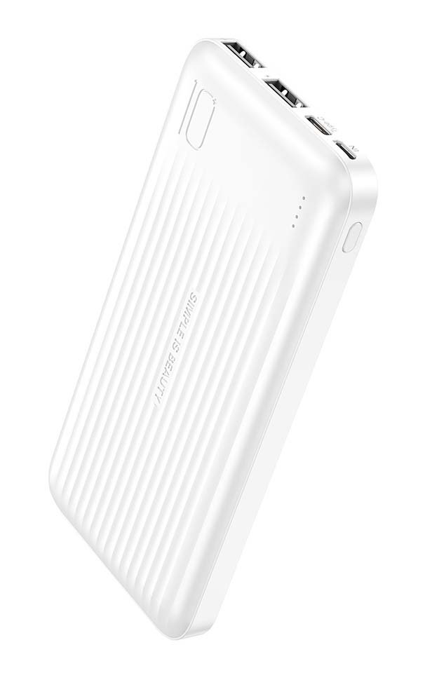 XO PB301 Light Display Powerbank 10000mAh (Λευκό) (16.010.0081)
