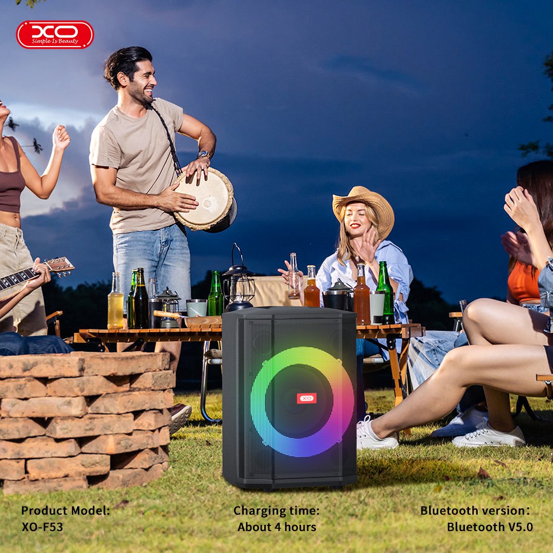 XO F53 Xingmu Ηχείο 8 ιντσών RGB Ηχείο Bluetooth 40W (16.004.0053) - Image 5
