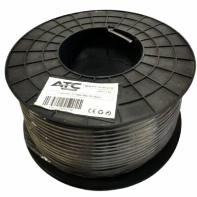 Καλώδιο ATC-721 RG6 100μ PET Μαύρο (03.003.0156)