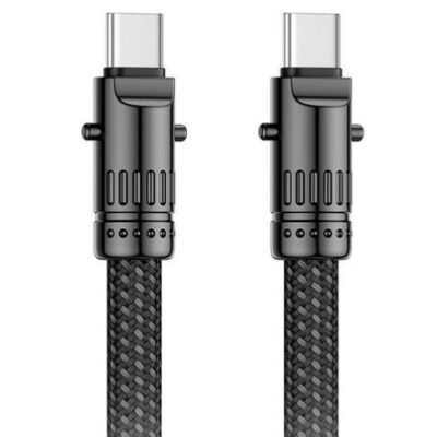 XO NB-Q288B Καλώδιο Κράμα Ψευδαργύρου Type-c σε Type-c 60W (16.005.0352)