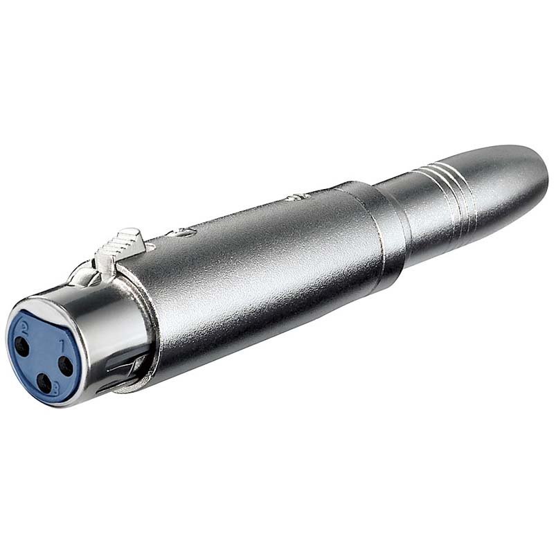 Μετατροπέας XLR Θηλ. / 6.35mm Θηλ. (02.009.0010)