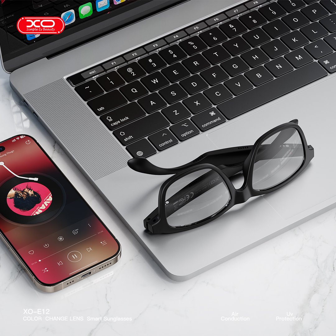 XO E12 Smart Audio Γυαλία με Προστασία από Μπλε Φως Οθόνης (16.001.0275) - Image 6