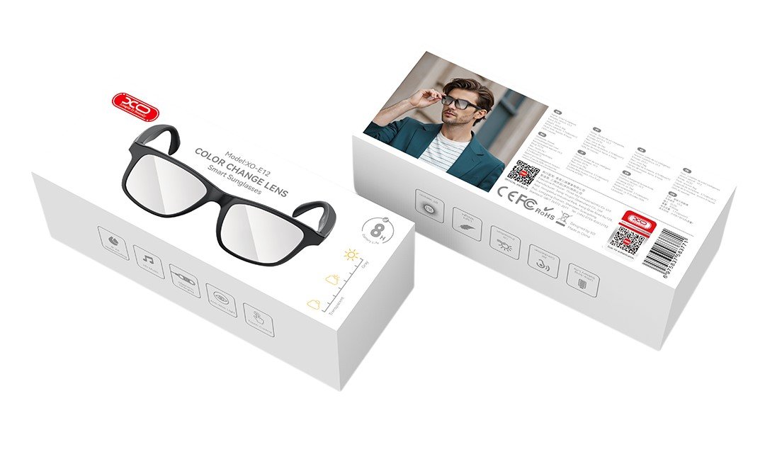 XO E12 Smart Audio Γυαλία με Προστασία από Μπλε Φως Οθόνης (16.001.0275) - Image 3