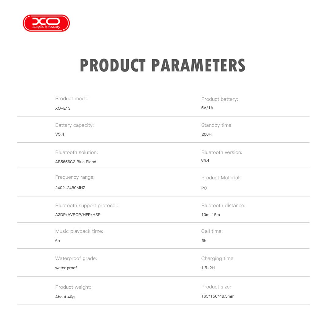 XO E13 MSI Smart Γυαλιά με Ηχείο (16.001.0292) - Image 6