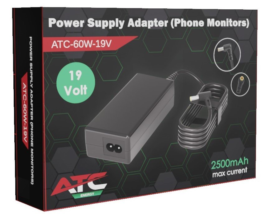 Τροφοδοτικό 60W 19V 2.5A 6.5 x 4.4mm (Για LG Monitors) (05.007.0058) - Image 5