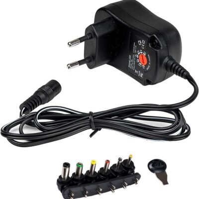 Τροφοδοτικό 12W 12V/1A Switching με 6 κεφαλές (05.007.0033)