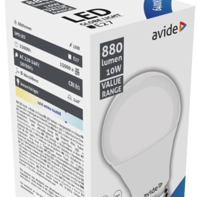 Avide Value LED Globe 10W E27 Ψυχρό 6400K 880 lumen