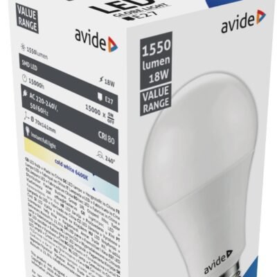 Avide LED Value Globe 18W E27 Ψυχρό 6400K 1550 lumen