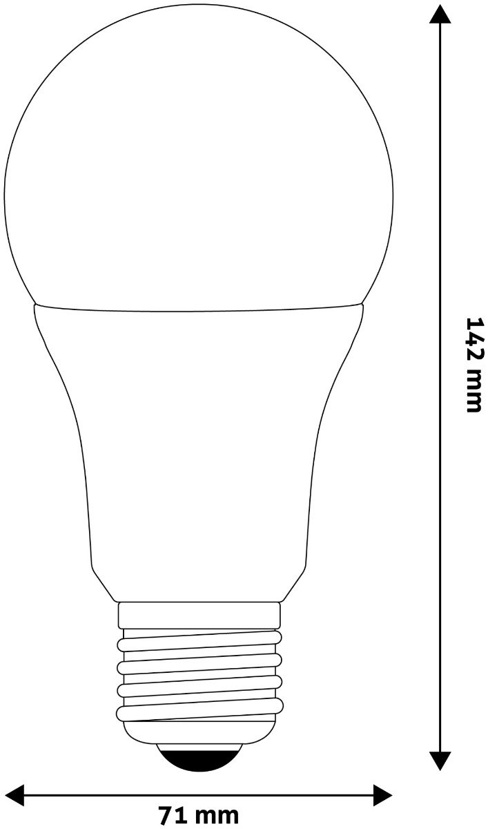 Avide LED Κοινή A70 16W E27 Ψυχρό 6400K Υψηλής Φωτεινότητας (15.001.0297) - Image 3