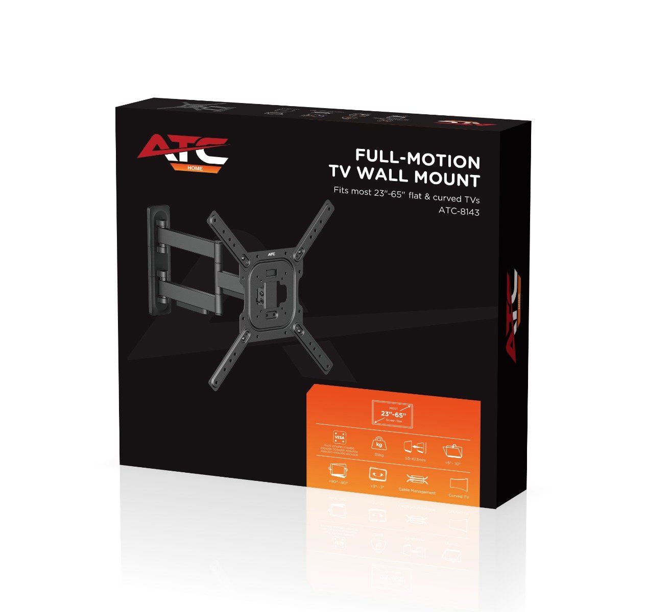 ATC-8143 Βάση TV Επιτοίχια (03.009.0047) - Image 5