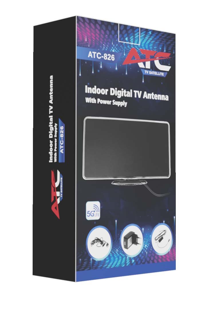 ATC Εσωτερική Κεραία ATC-826 5G LTE 28dB (Περιέχει τροφοδοτικό) (03.001.0073) - Image 2