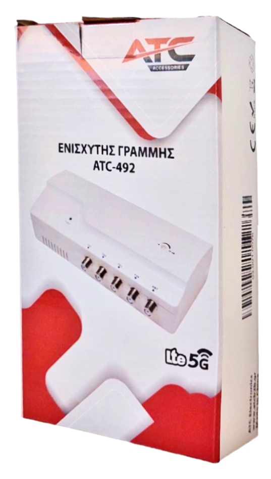 ATC Ενισχυτής Γραμμής 4 εξόδων ATC-492 25dB 5G LTE700 (03.001.0076) - Image 2