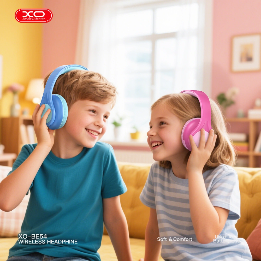 XO BE54 Παιδικά Ακουστικά Κεφαλής Cartoon Μπλε (16.003.0172) - Image 3
