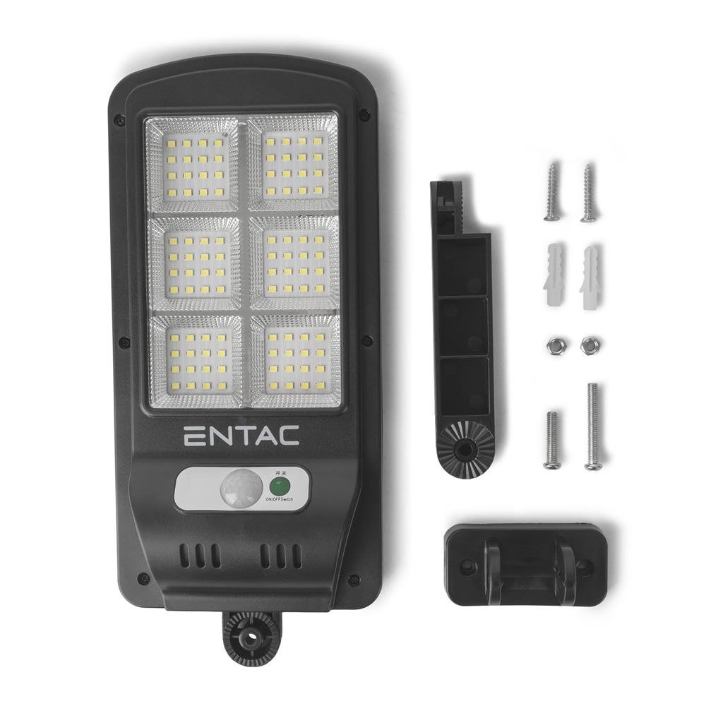 Entac Ηλιακό Φωτιστικό Τοίχου Πλαστικό 5W SMD με Αισθητήρα PIR (15.007.0296) - Image 6