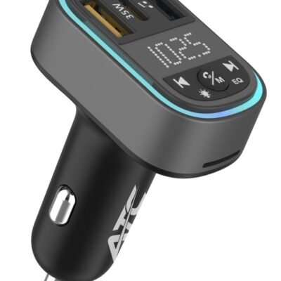 ATC-CA07 Μεταδότης FM Αυτοκινήτου με 2 Θύρες USB-A & Type-C και Υποδοχή SD 35W (20.008.0009)