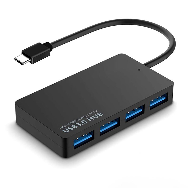Μετατροπέας USB C Docking Station Hub 4 σε 1 USB 3.1 Type C σε 4 Θύρες USB 3.0 (06.004.0070)