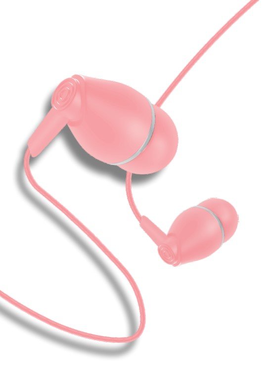 ATC-HFr1 Ενσύρματα Ακουστικά Handsfree 3,5mm Ροζ (20.001.0029) - Image 2