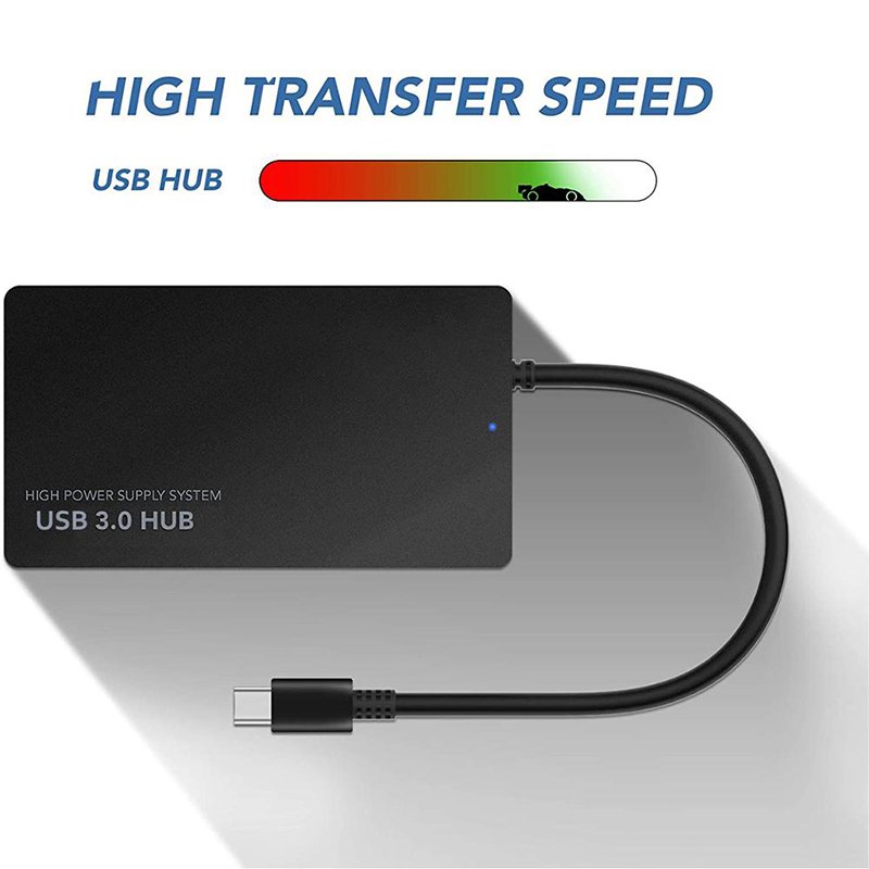 Μετατροπέας USB C Docking Station Hub 4 σε 1 USB 3.1 Type C σε 4 Θύρες USB 3.0 (06.004.0070) - Image 5