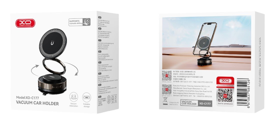 XO C177 Βάση Κινητού με Βεντούζα (16.006.0388) - Image 2