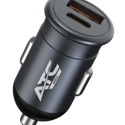 ATC-CA05 Φορτιστής Αυτοκινήτου USB-A & Type-C 65W (20.008.0007)