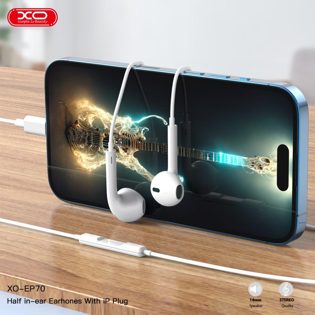 XO EP70 Lightning In ear Άσπρο (16.002.0076) - Image 4