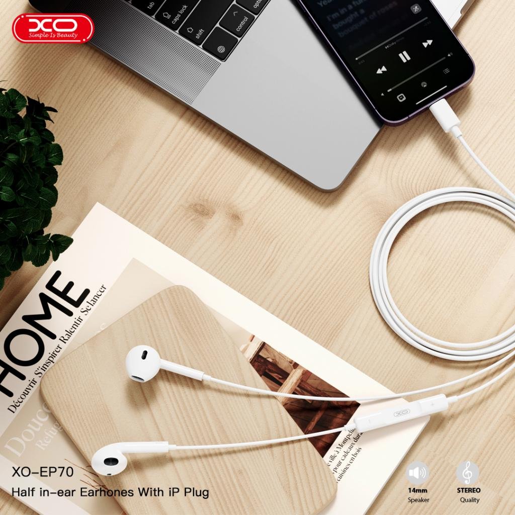 XO EP70 Lightning In ear Άσπρο (16.002.0076) - Image 3