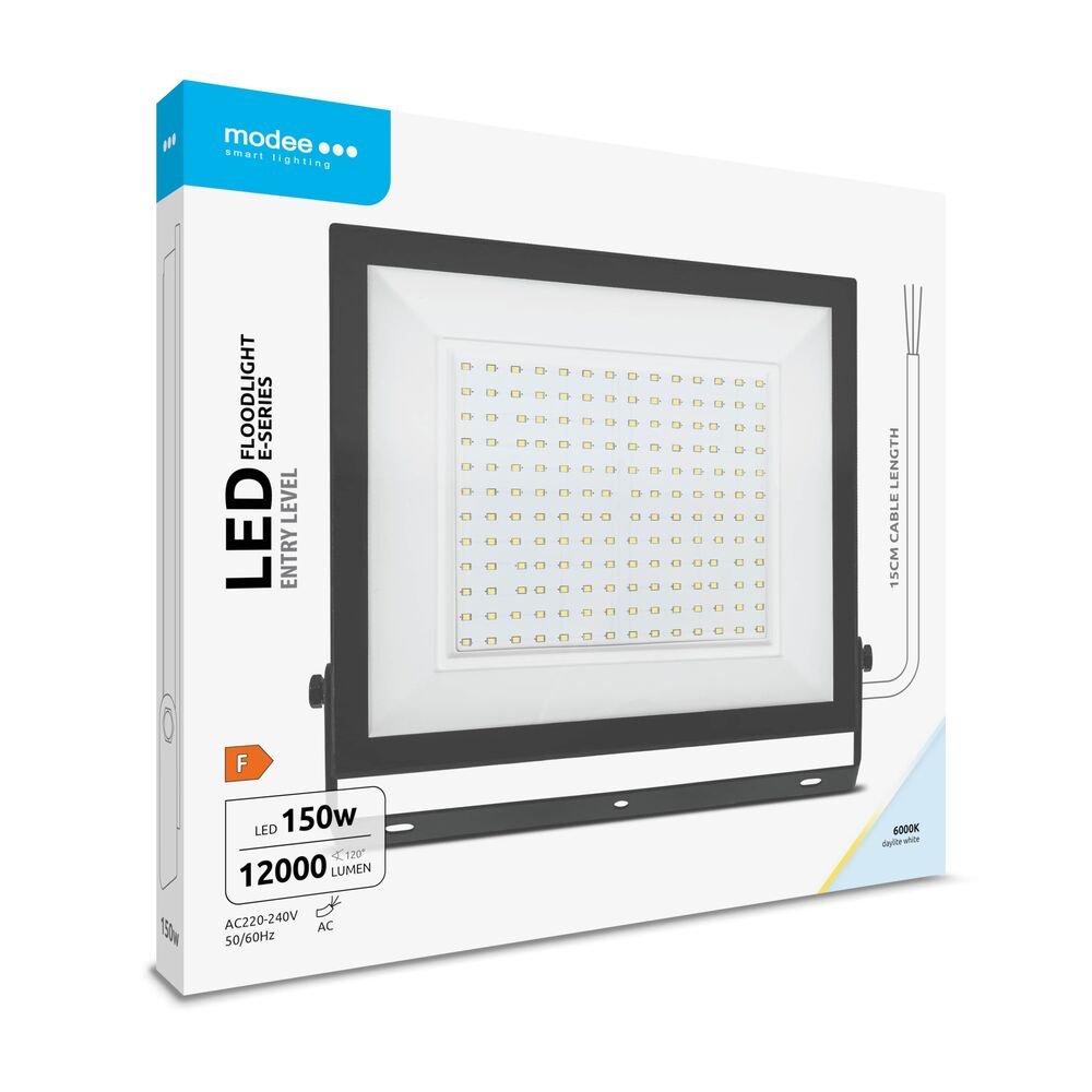 Modee Lighting Προβολέας LED E-series Slim 150W 120° 6000K 12000lm ERP (40.001.0045)
