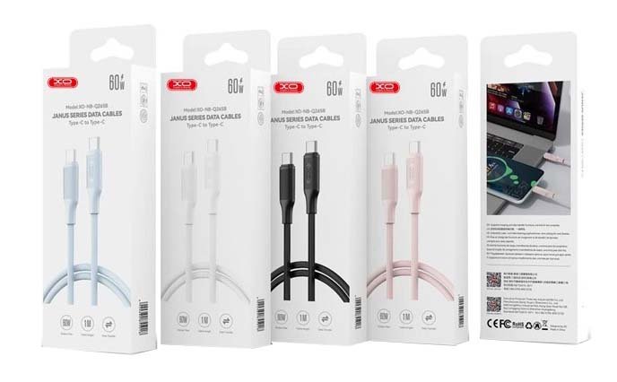 XO NB-Q265A PD 27W Type-C σε Lightning Μινιμαλιστικό Καλώδιο (Μαύρο) (16.005.0304) - Image 4