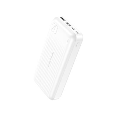 XO PB302 Light Display Power Bank 20000mAh Λευκό (16.010.0089)