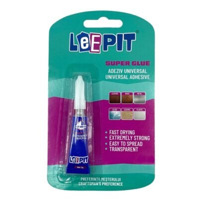 LEEPIT Super Glue Υγρή Κόλλα Universal 3g (04.009.0002)