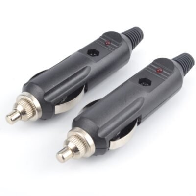 Φίς Αναπτήρα Αυτοκινήτου Αρσ. 12V LED (08.008.0003)