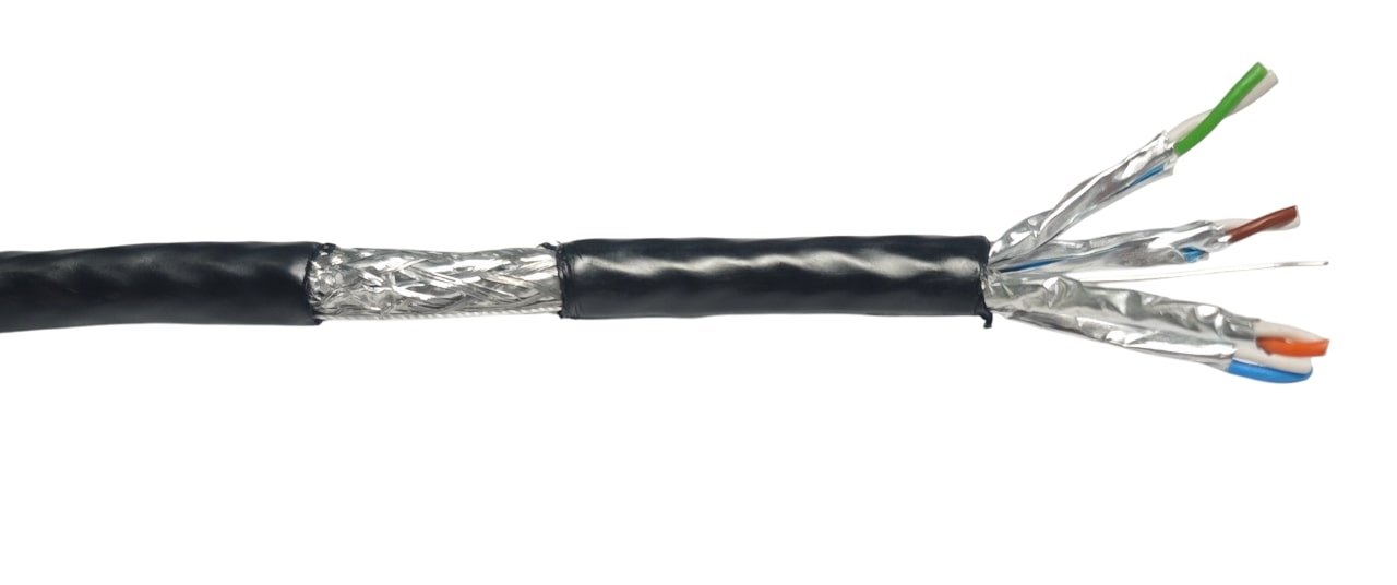 ATC-107 Στροφείο SFTP CAT7 CCA PVC Πορτοκαλί 100m (06.006.0083) - Image 2