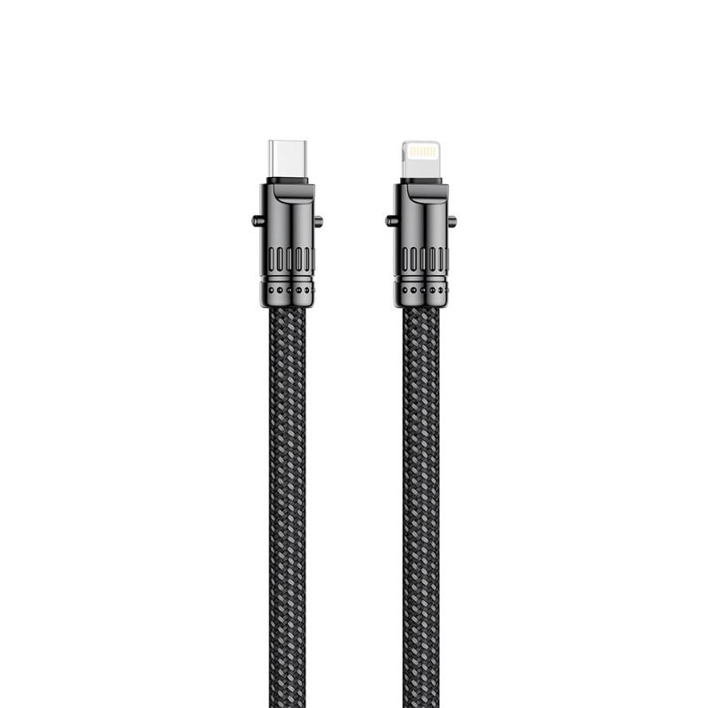 XO NB-Q289A Charging & Data Cable Type-C to Lighting 27W Black 20cm (16.005.0412)