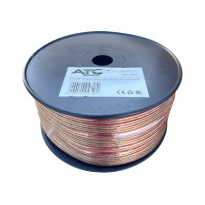 ATC-2250 Στροφείο Καλώδιο Ηχείου Διαφανές 2×1,5mm 100m (02.008.0158)