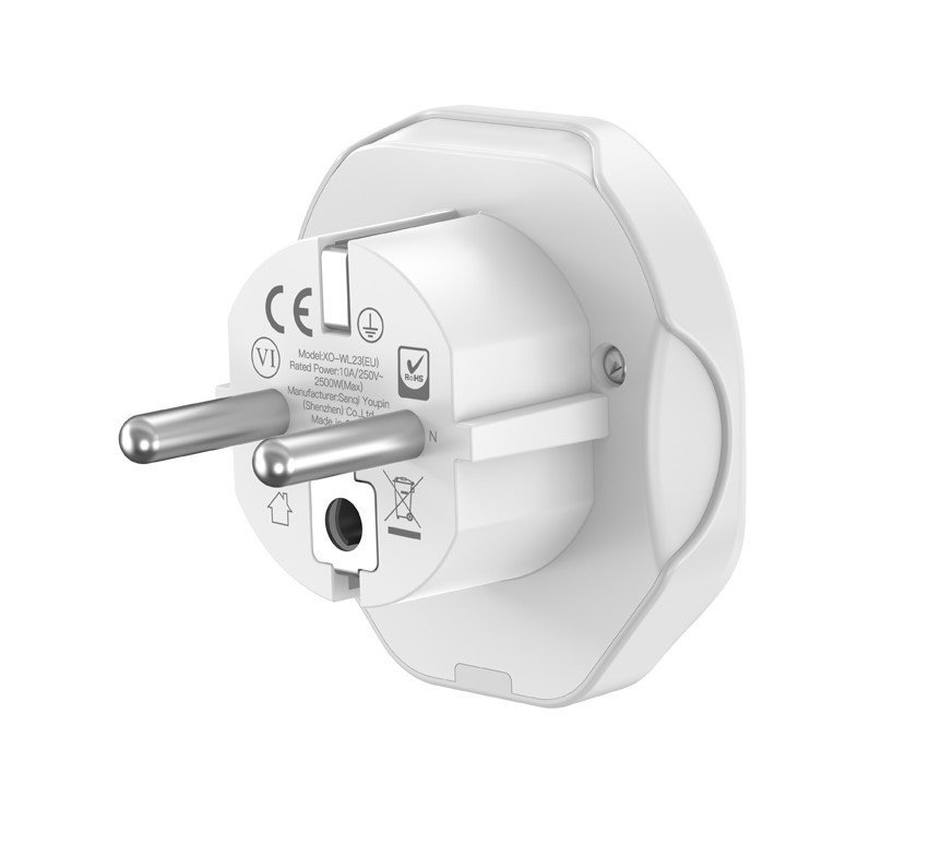 XO WL23 Πρότυπο EU σε Πολυεθνικό Universal Πρίζα Τοίχου (16.006.0321) - Image 4
