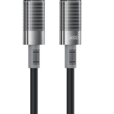 XO NB-Q282B Καλώδιο Σιλικόνης Type-c σε Type-c 60W Μαύρο (16.005.0339)